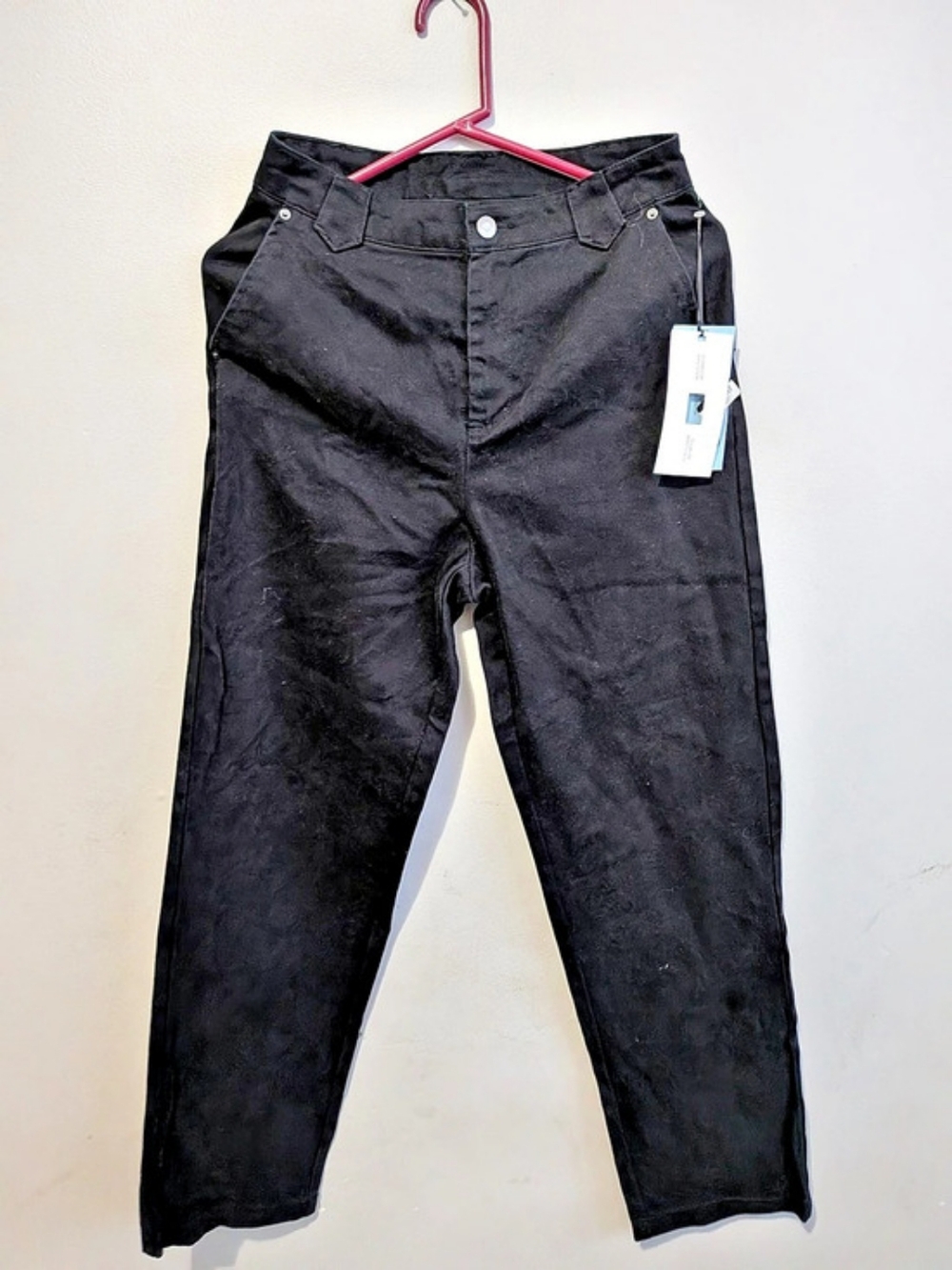 Future Collective Western Seamed Denim Straight Pant Black Size 4